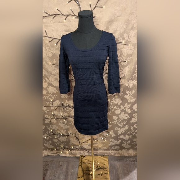 Mng Basics Dresses & Skirts - MNG Basics Blue Bandage Bodycon Dress, Size M, EUC!